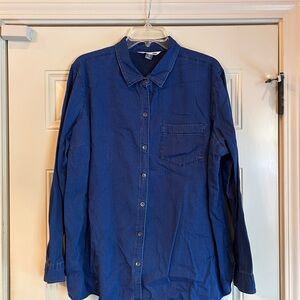 Old Navy Classic Blue Denim Shirt
